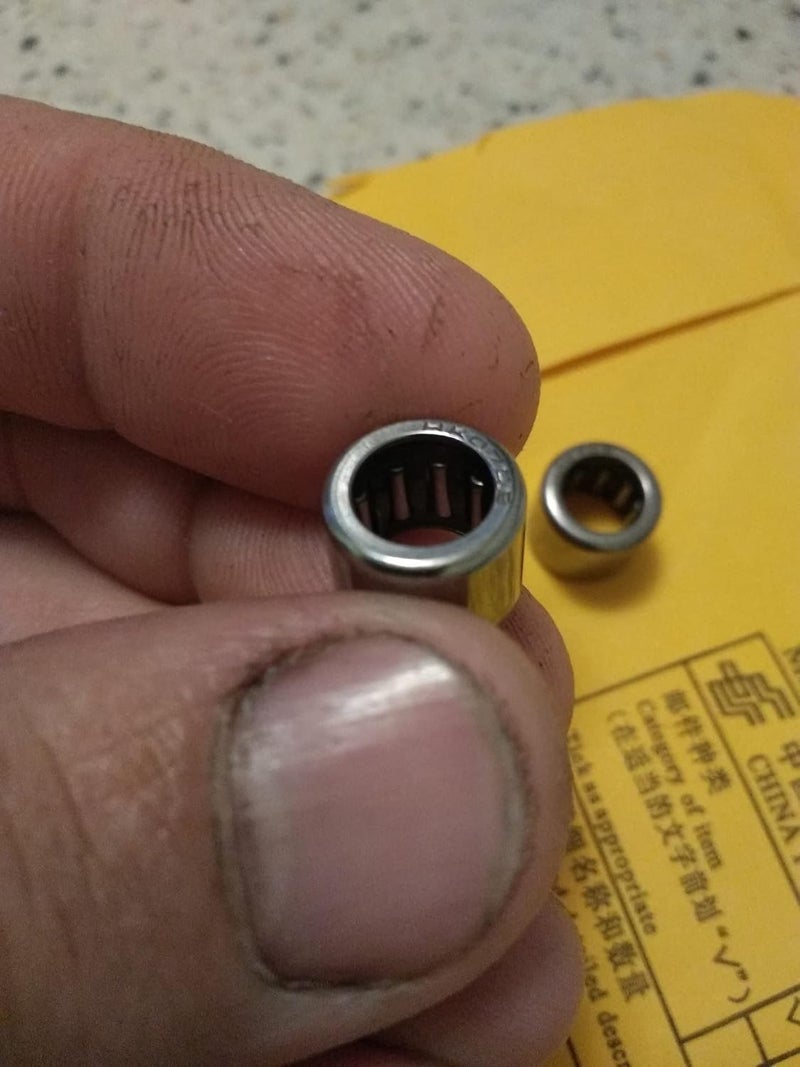 HK1210 Needle Roller Bearings 2Pcs Durable Bearing Steel Multiple Sizes HK Series - Image 1